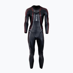 Men's triathlon wetsuit HUUB Aerious III 3:5 black/red