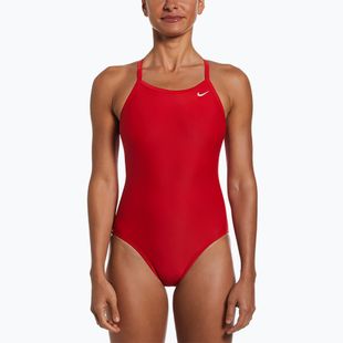 Women's one-piece swimsuit Nike Solid Racerback university red