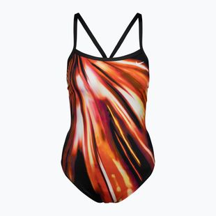 Nike Spectrum women's one-piece swimsuit black and red NESSA014-614