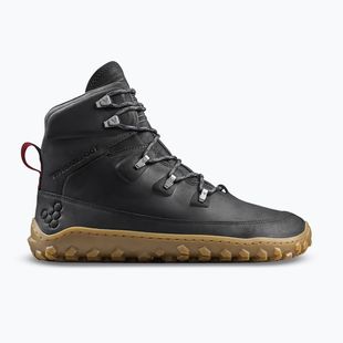 Men's barefoot shoes Vivobarefoot Tracker Leather obsidian