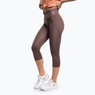 Women's Gymshark Training leggings 7/8 penny brown