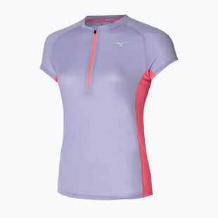 Women's running shirt Mizuno Trail DAF HZ Tee wisteria