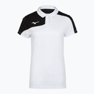 Women's polo shirt Mizuno Kobe Polo white/black
