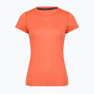 Women's running top Mizuno DryAeroFlow Tee nasturtium