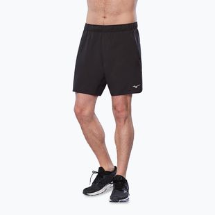 Men's running shorts Mizuno Core 7.5 2in1 black
