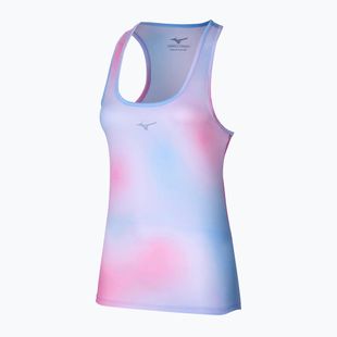 Women's running tank top Mizuno Impulse Core Graphic Tank halogen blue