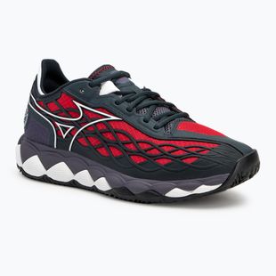 Men's Mizuno Wave Enforce Tour Padel shoes graystone/white/salsa