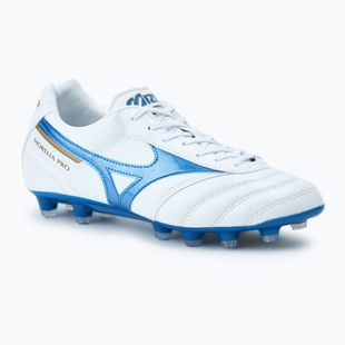 Men's Mizuno Morelia II Pro MD football boots white/laser blue/gold