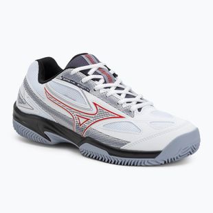 Men's Mizuno Break Shot 4 Padel white/salsa/aleutian padel shoe