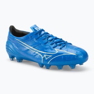 Men's football boots Mizuno α Japan FG white/laser blue/gold