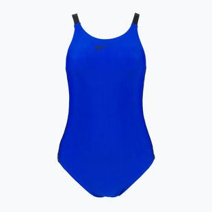 Women's one-piece swimsuit Nike Logo Tape Fastback blue NESSB130-416