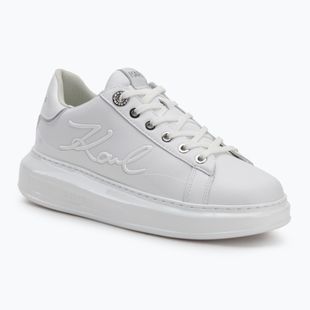 Women's shoes KARL LAGERFELD Kapri Signia Shine white leather/mono
