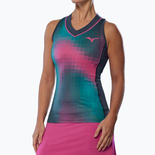 Women's Mizuno Frontier Tank W midnight navy T-shirt