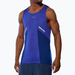 Men's running top Mizuno DryAeroFlow Tank reflexblue