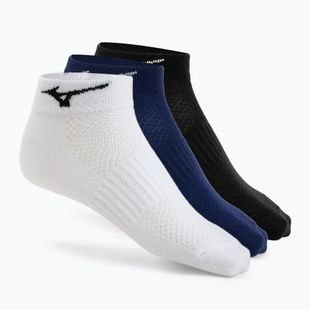 Mizuno Training Mid socks 3 pairs white / black / estate blue