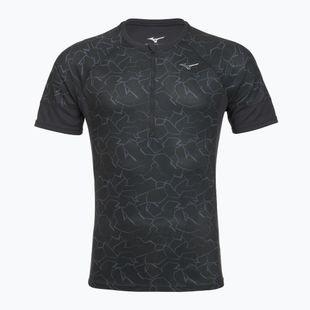 Men's Mizuno Graphic Trail Tee black running shirt