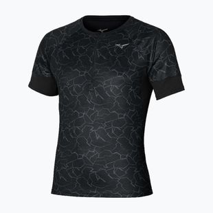 Men's Mizuno Graphic Trail Tee black running shirt