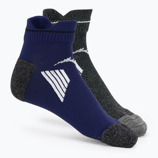 Mizuno Active Training Mid socks 2 pairs estate blue / black