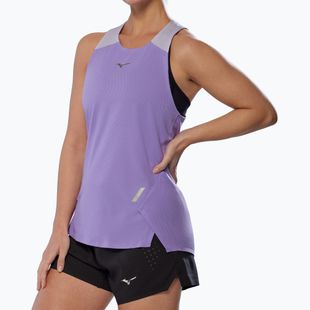 Women's running top Mizuno Tech Light Tank paisley purple