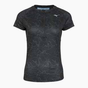 Women's running shirt Mizuno Graphic Trail Tee black