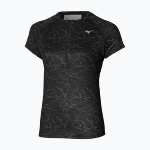Women's running shirt Mizuno Graphic Trail Tee black