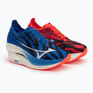 Running shoes Mizuno Wave Rebellion Pro 3 ignition red/whte/baseball blue