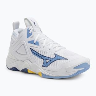 Volleyball shoes Mizuno Wave Momentum 3 Mid white/bellwether blue/belairblu