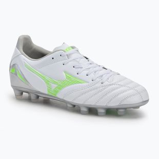 Men's football boots Mizuno Morelia Neo IV Pro Md white/neon green/cool gray 3c