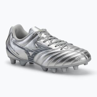 Children's football boots Mizuno Monarcida Neo III Select Jr Md galaxy silver/8605 c/gold