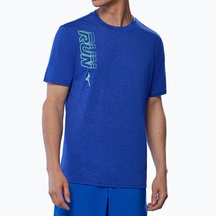 Men's Mizuno Core Run Tee reflex blue running shirt