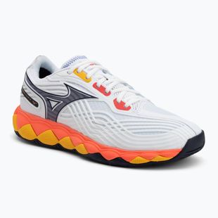 Tennis shoes Mizuno Wave Enforce Tour 6 AC white/fiery coral 2/citrus