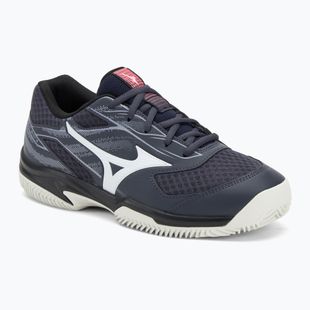 Mizuno Break Shot 5 CC tennis shoes odyssey gray/white/blue granite