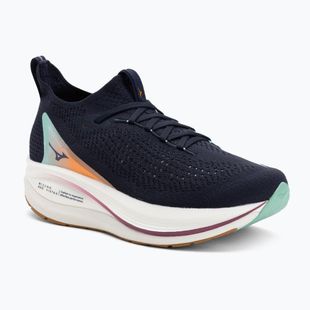 Mizuno Neo Vista 2 running shoe white/white/iris bloom baritone blue/baritone blue/tangello