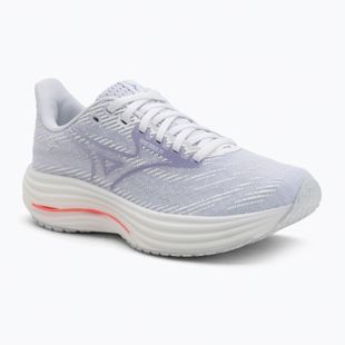 Women's running shoes Mizuno Wave Rider 29 white/icelandic blue/strikingcoral