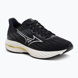 Women's running shoes Mizuno Wave Inspire 21 black/white/vibrant yellow