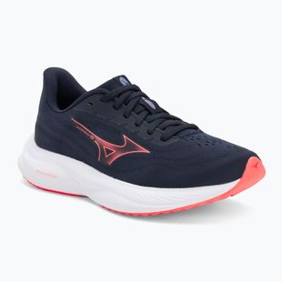 Women's running shoes Mizuno Revolt 4 baritone blue/striking coral/bluegranite