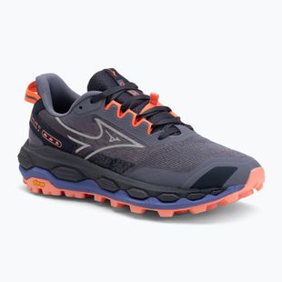 Women's running shoes Mizuno Wave Mujin 11 blue granite/silver/striking coral