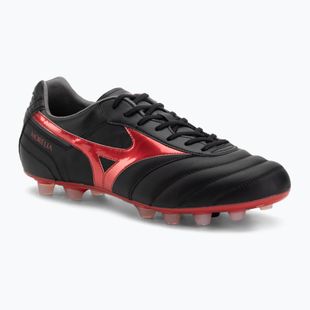 Men's Mizuno Morelia II Elite FG football boots black/morelia 40th red/black sand