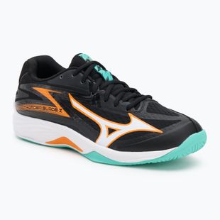 Mizuno Thunder Blade Z volleyball shoes black/tangelo/ice green