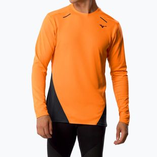Men's running longsleeve Mizuno Tech Thermal Charge tangelo