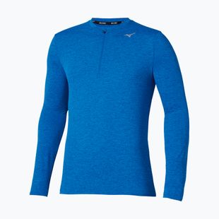 Men's running longsleeve Mizuno Core Impulse Half Zip Tee princess blue