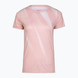 Women's running shirt Mizuno Core Graphic Tee bleached mauve