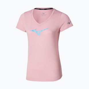 Women's running shirt Mizuno Core Runbird Tee bleached mauve