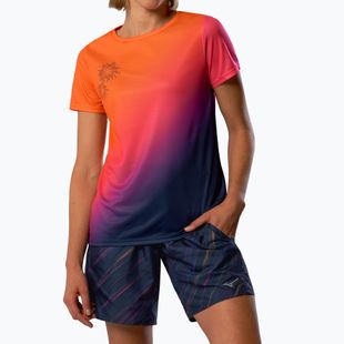 Women's running shirt Mizuno Summer Pack QD Tee yuuyake