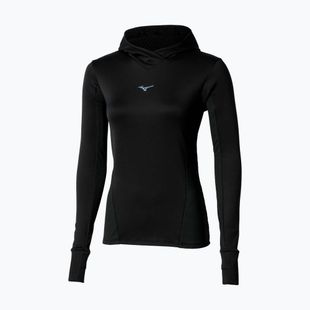 Women's running sweatshirt Mizuno Active Warm Hooded black