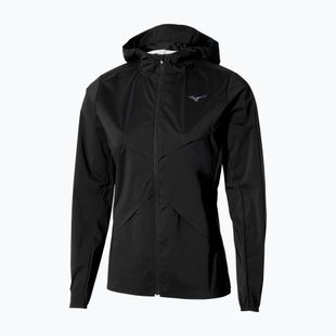 Women's running jacket Mizuno Tech Thermal Charge Hooded black