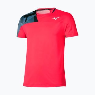 Men's tennis shirt Mizuno Daybreakers Shadow vibrant red