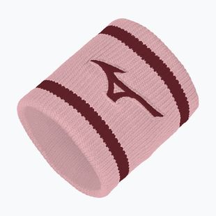 Wrist sweatband Mizuno Wristband Short With Line 6P pinkesque/lava falls
