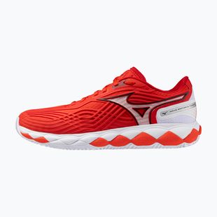 Tennis shoes Mizuno Wave Enforce Tour 2 CC fiery red/white/sun-dried toma
