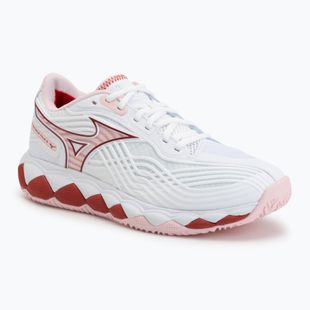 Women's tennis shoes Mizuno Wave Enforce Tour 2 CC white/pinkesque/barbados/cherr